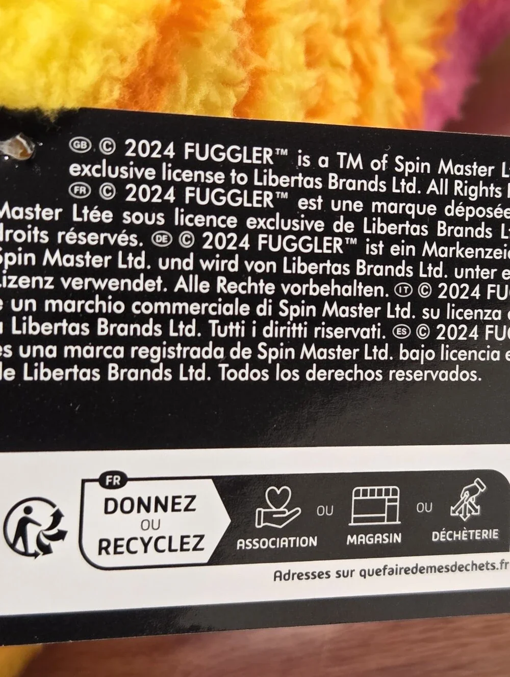 ZURU Fugglers Bigg Fuggs - Big Funny Ugly Monster Plush - 17 inches (Old Tooth)